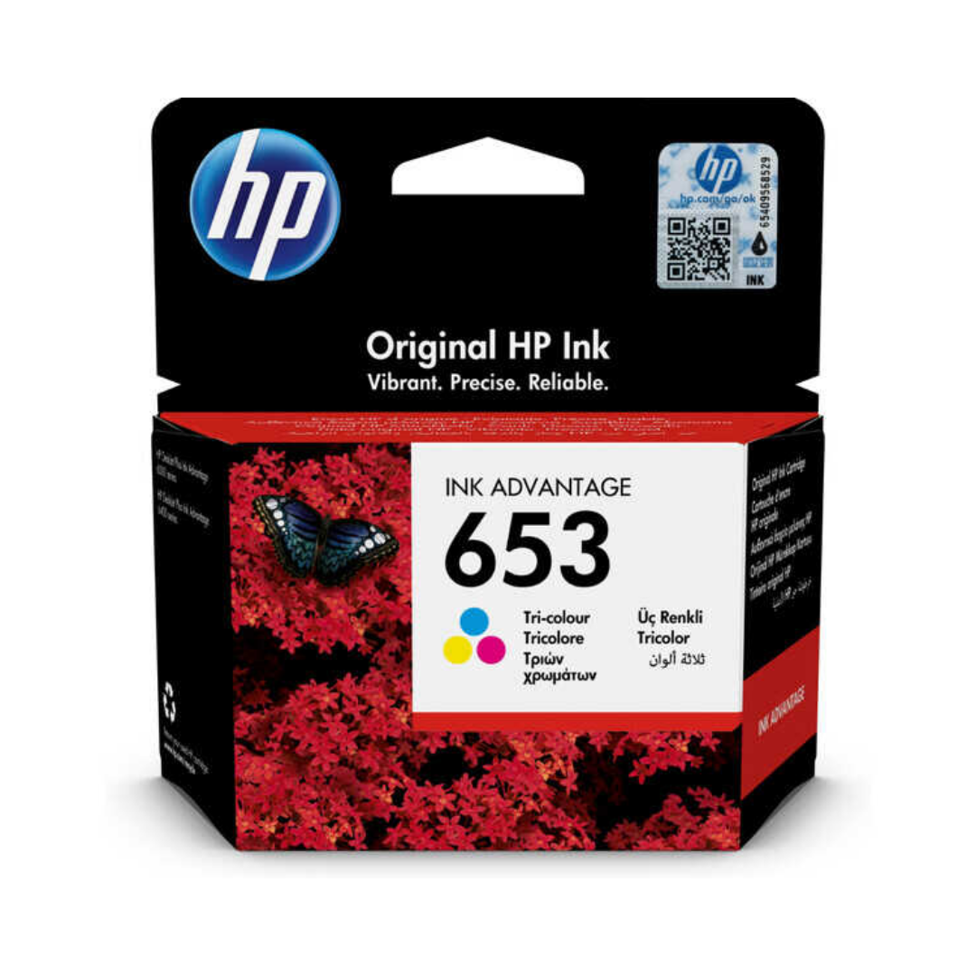 Hp 653-3YM74AE Renkli Orijinal Kartuş