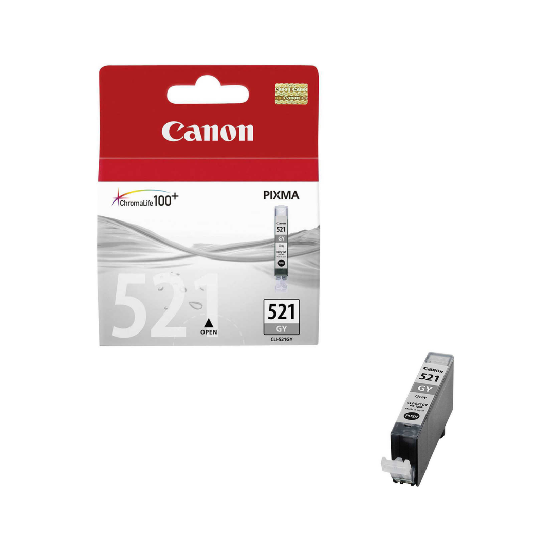 Canon CLI-521/2937B001 Gri Orjinal Kartuş