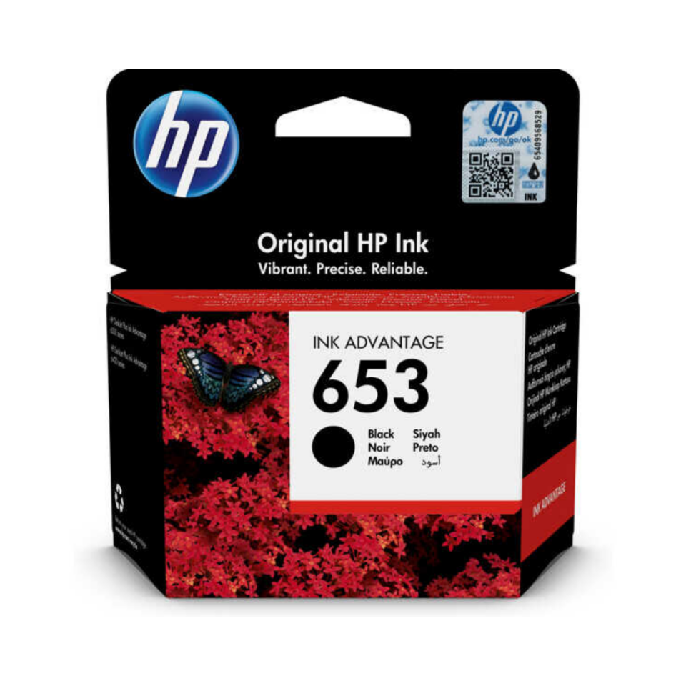 Hp 653-3YM75AE Siyah Orjinal Kartuş