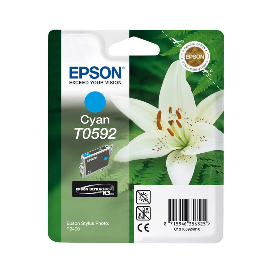 Epson T0592-C13T05924020 Mavi Orjinal Kartuş