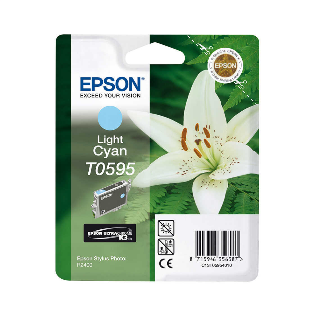 Epson T0595-C13T05954020 Açık Mavi Orjinal Kartuş