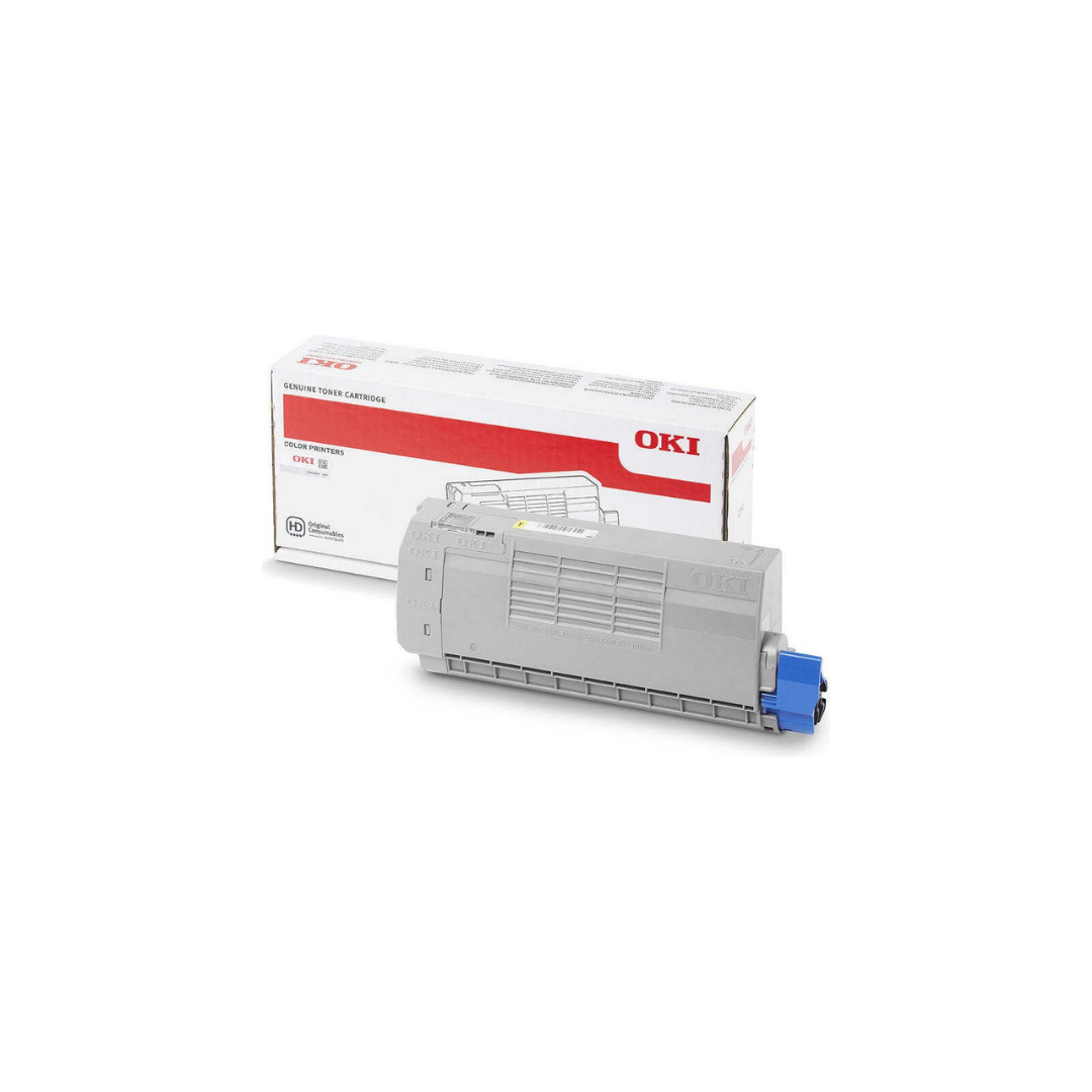 Oki C710-44318621 Sarı Orjinal Toner