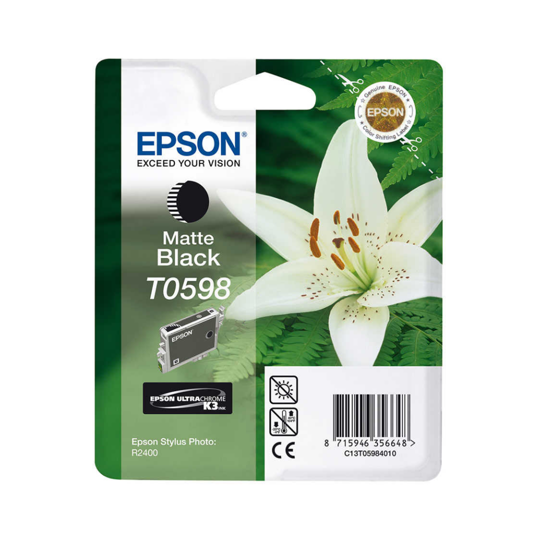 Epson T0598-C13T05984020 Mat Siyah Orjinal Kartuş