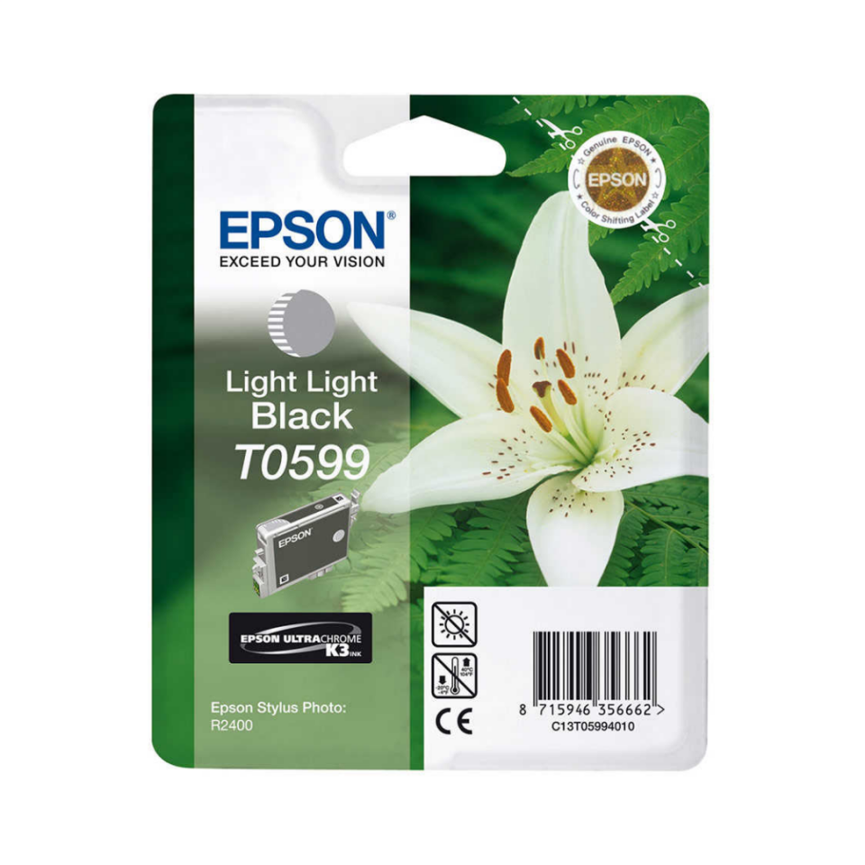 Epson T0599-C13T05994020 Açık Açık Siyah Orjinal Kartuş