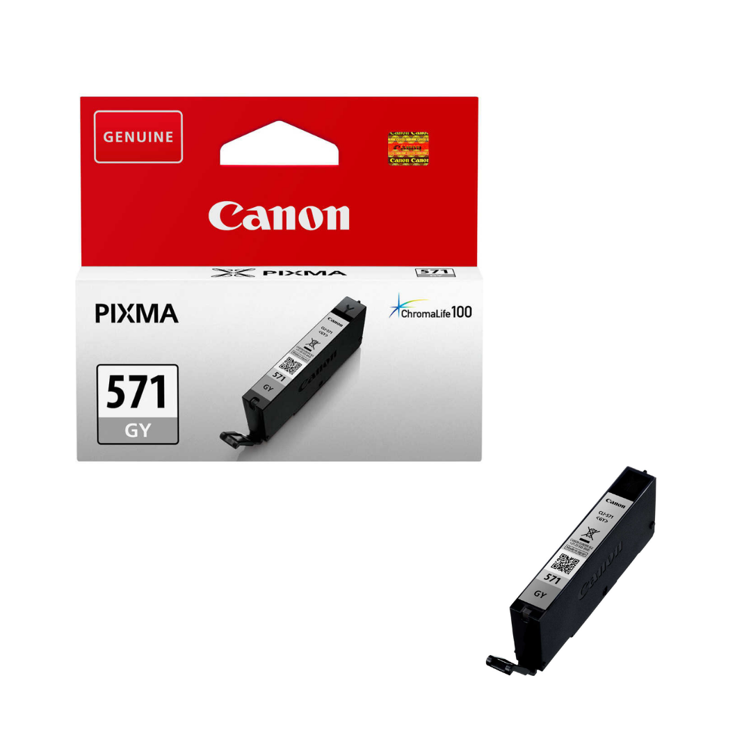 Canon CLI-571 Gri Orjinal Kartuş - Kutusuz