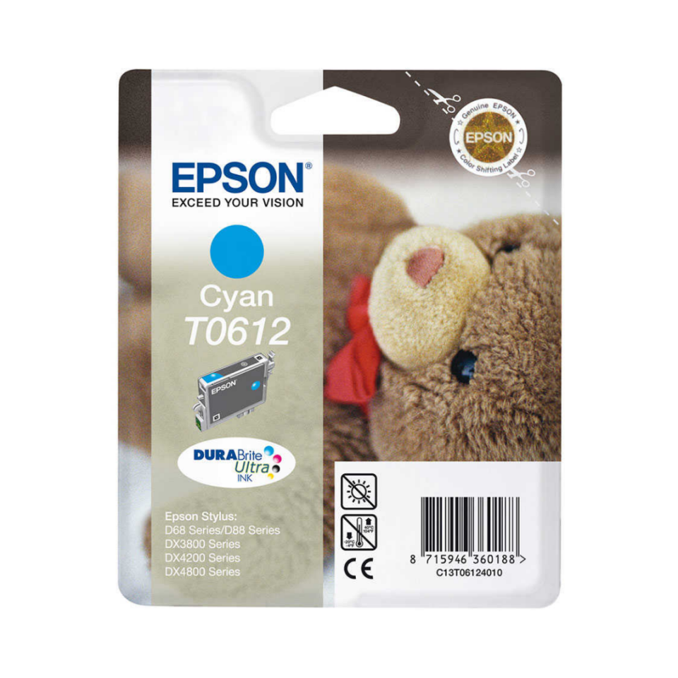 Epson T0612-C13T06124020 Mavi Orjinal Kartuş