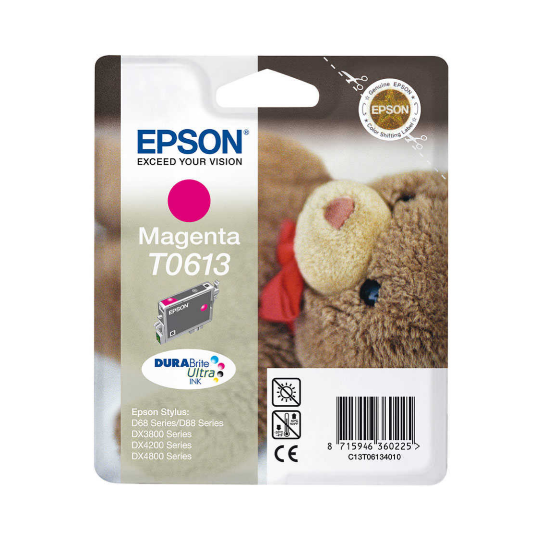 Epson T0613-C13T06134020 Kırmızı Orjinal Kartuş
