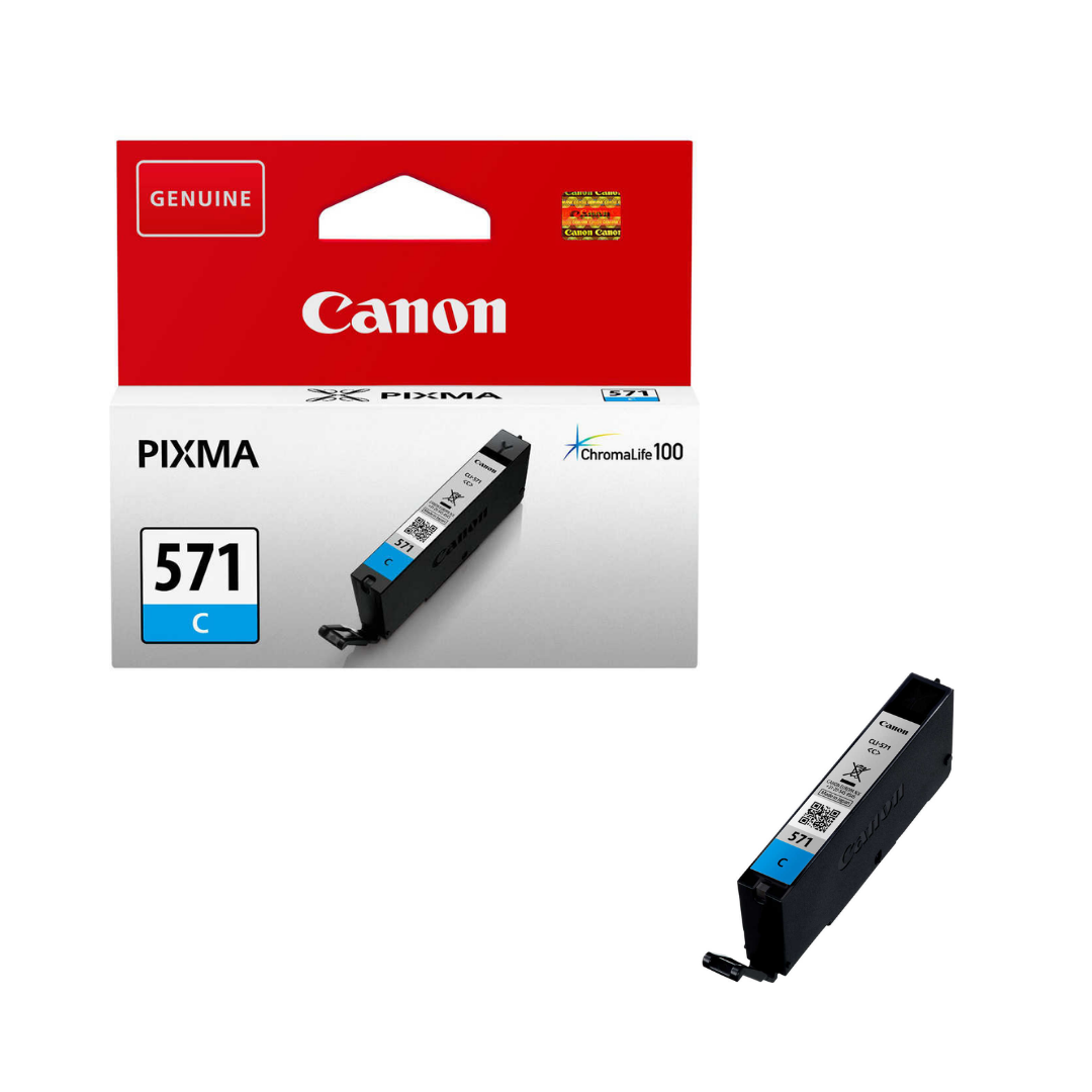 Canon CLI-571 Mavi Orjinal Kartuş - Kutusuz