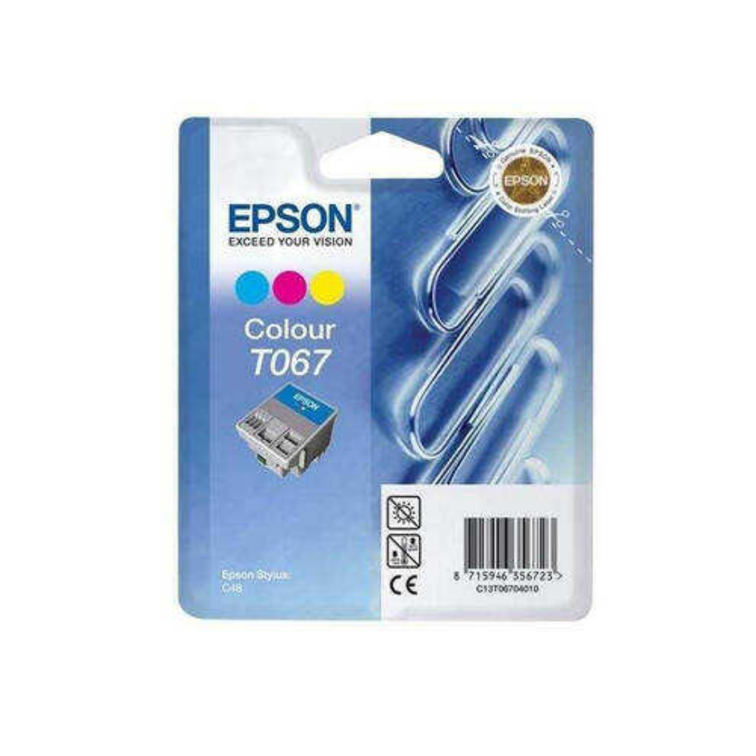 Epson T067-C13T06704020 Renkli Orjinal Kartuş