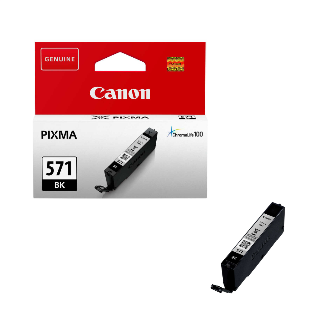 Canon CLI-571 Siyah Orjinal Kartuş - Kutusuz