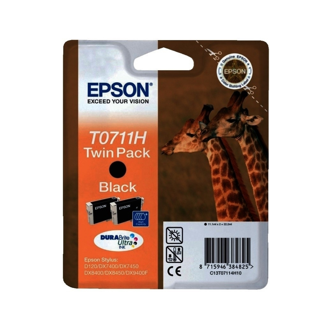Epson T0711H-C13T07114H20 Siyah Orjinal Kartuş