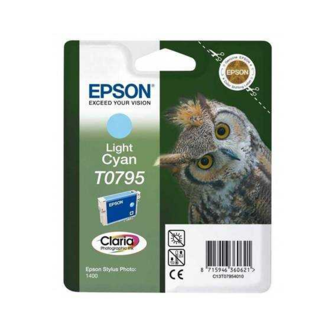 Epson T0795-C13T07954020 Açık Mavi Orjinal Kartuş
