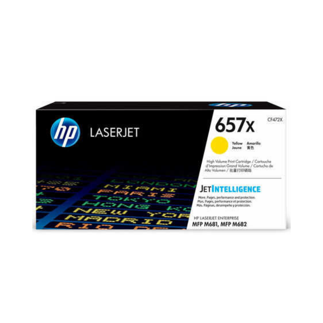 Hp 657X-CF472X Sarı Orjinal Toner Yüksek Kapasiteli