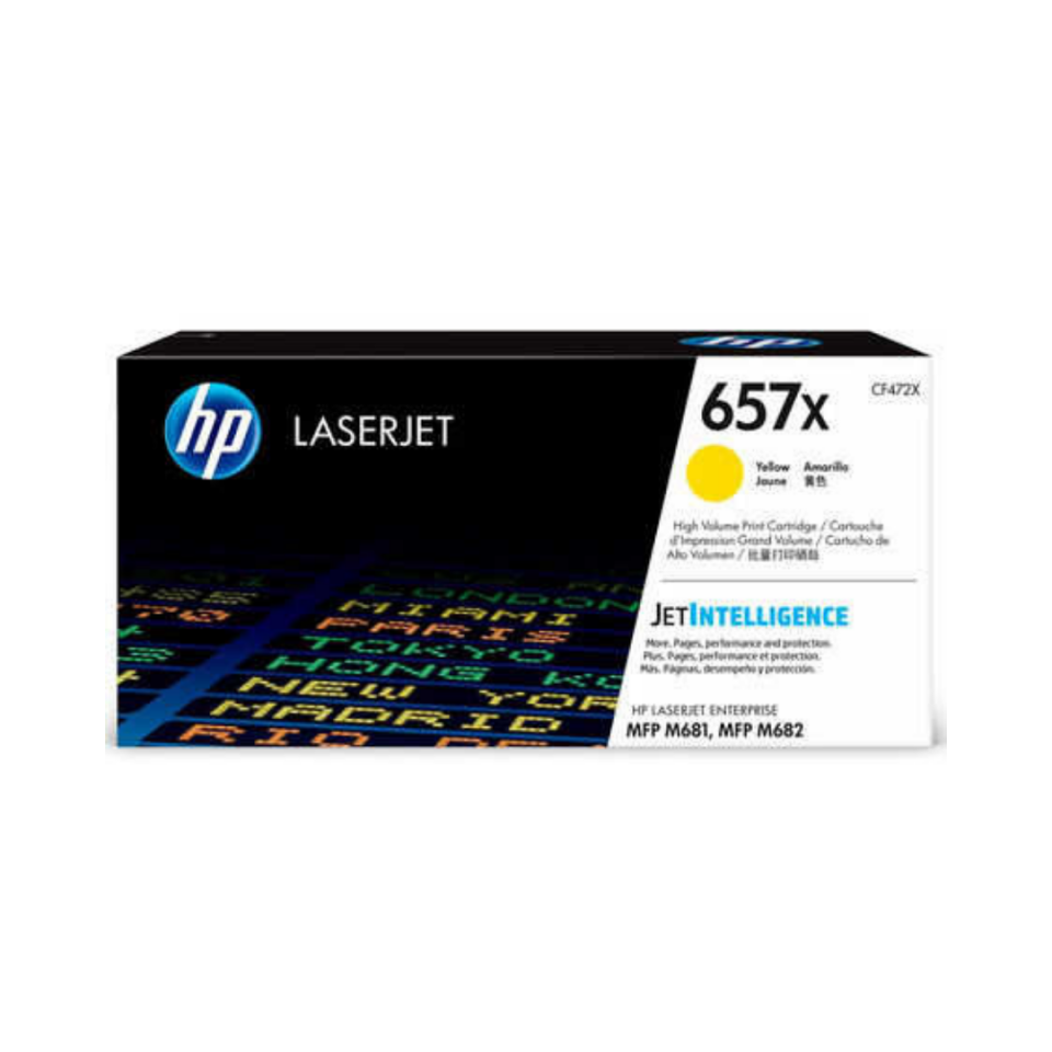 Hp 657X-CF472X Sarı Orjinal Toner Yüksek Kapasiteli