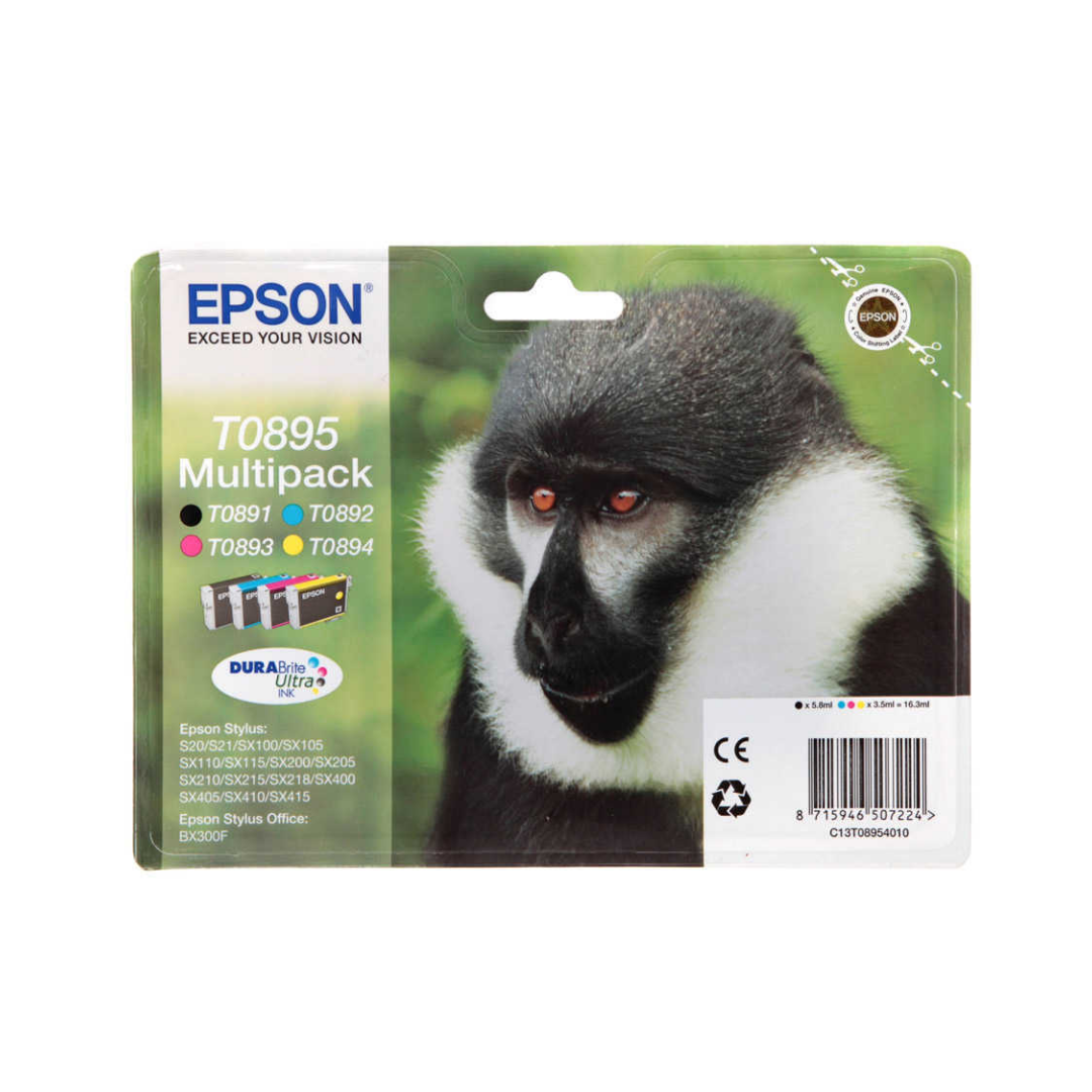 Epson T0895-C13T08954020 Orjinal Kartuş Avantaj Paketi
