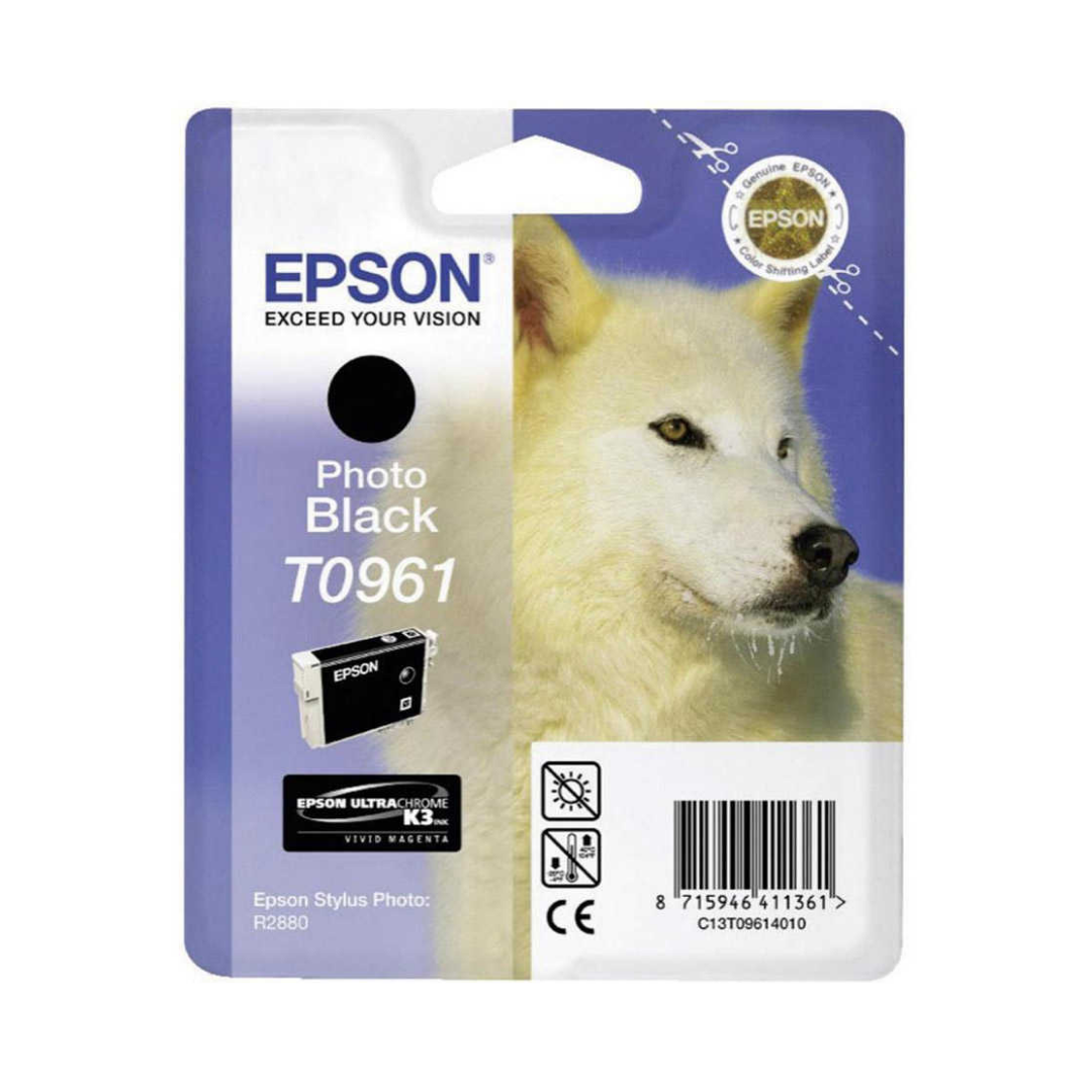 Epson T0961-C13T09614020 Siyah Orjinal Kartuş