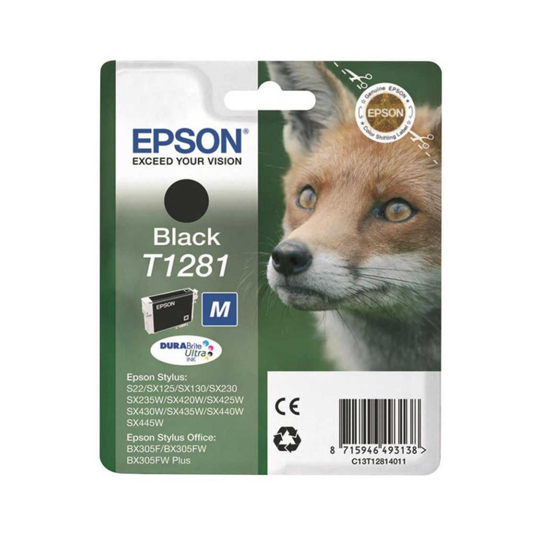 Epson T1281-C13T12814020 Siyah Orjinal Kartuş