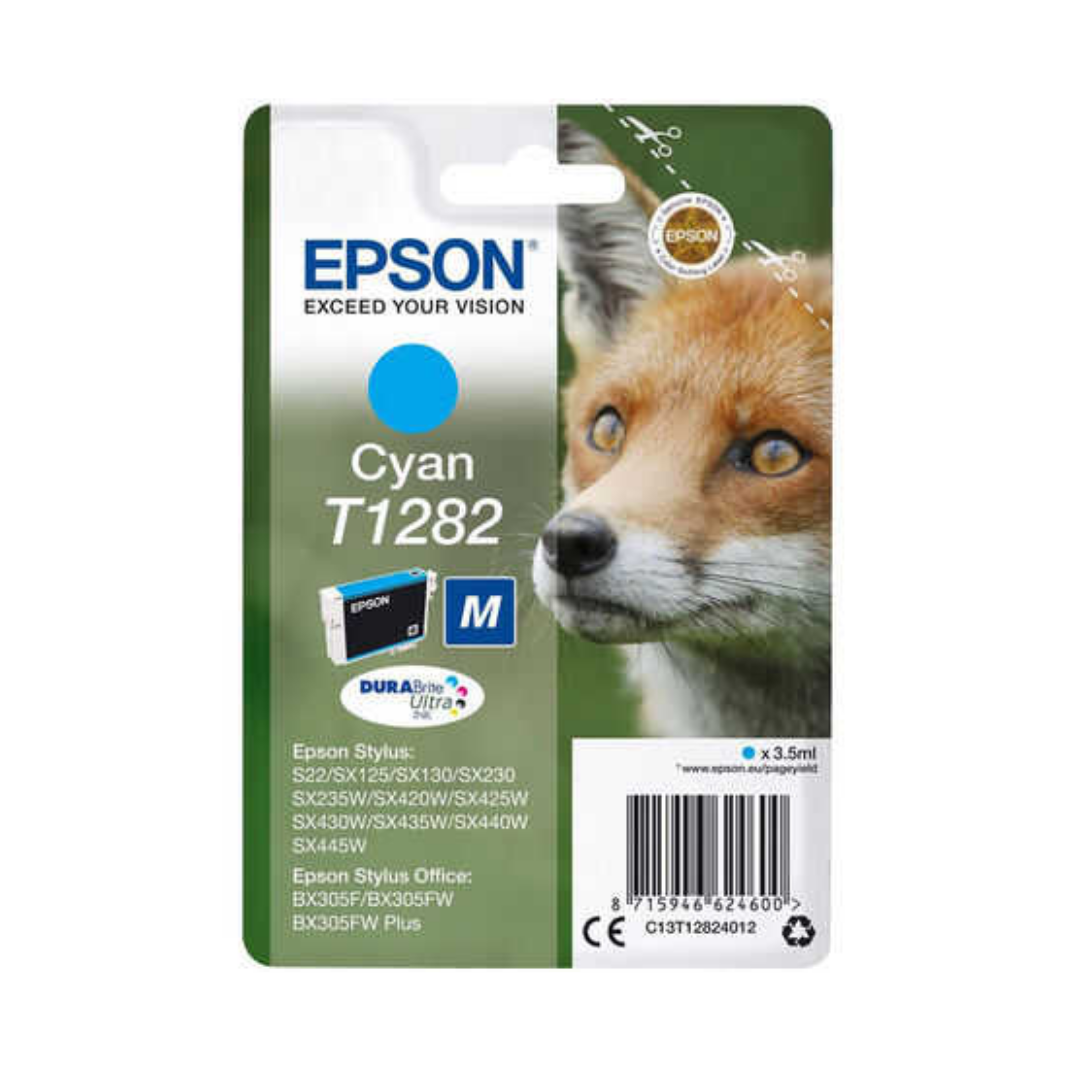 Epson T1282-C13T12824020 Mavi Orjinal Kartuş