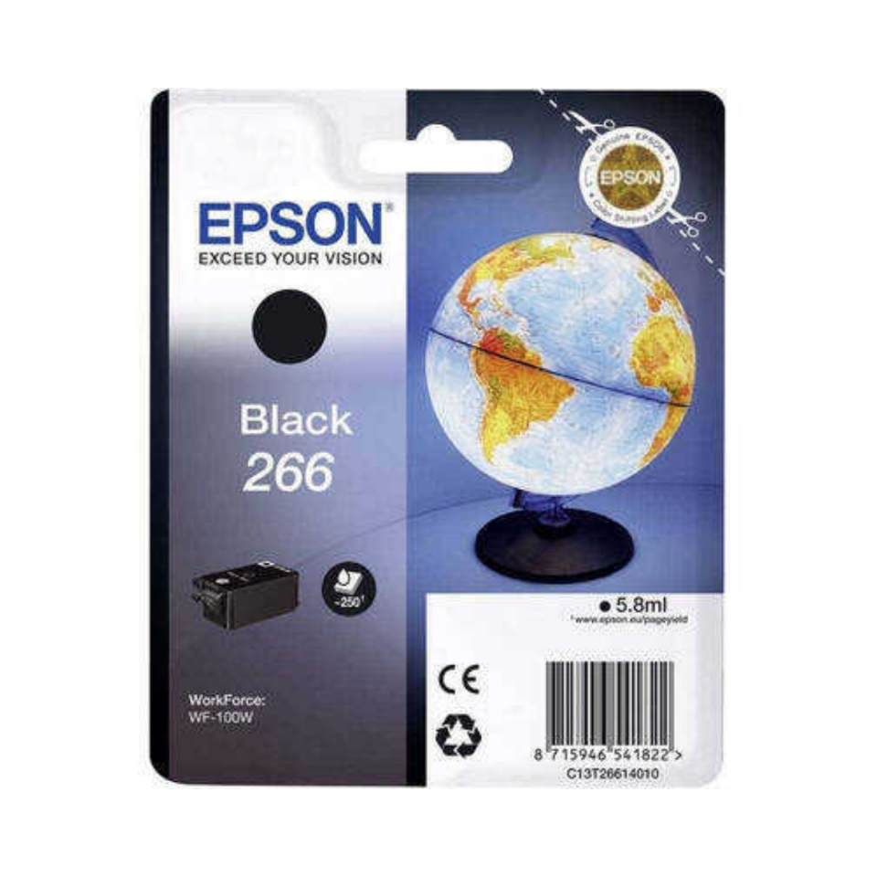 Epson T266-C13T26614010 Siyah Orjinal Kartuş