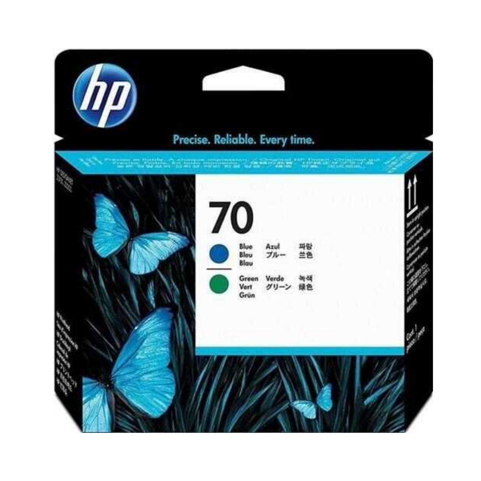 Hp 70-C9408A Orjinal Mavi Ve Yeşil Baskı Kafası