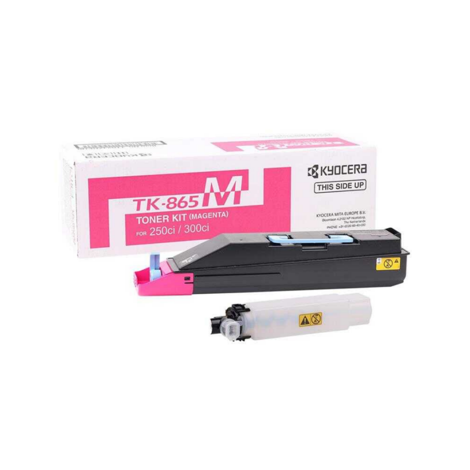 Kyocera Mita TK-865 Kırmızı Orjinal Fotokopi Toneri