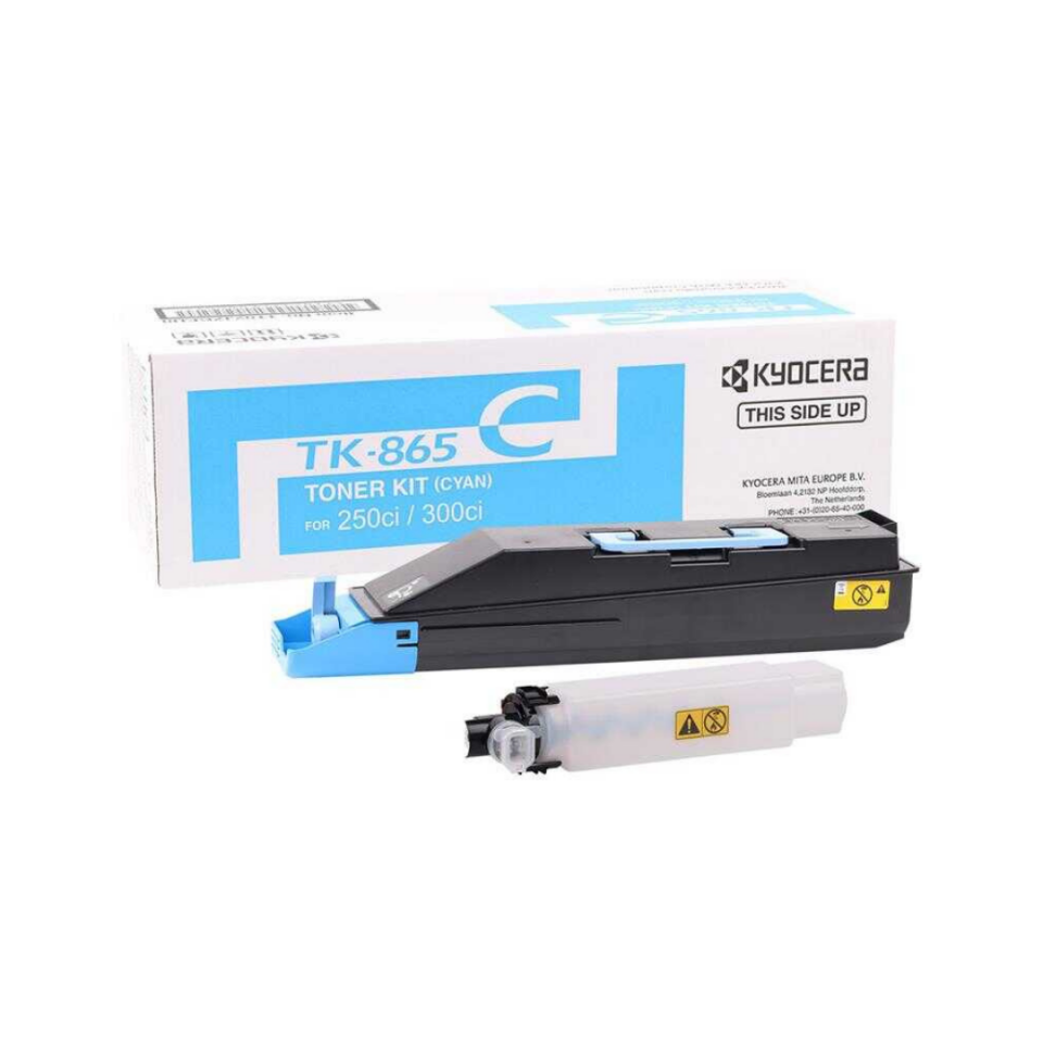Kyocera Mita TK-865 Mavi Orjinal Fotokopi Toneri