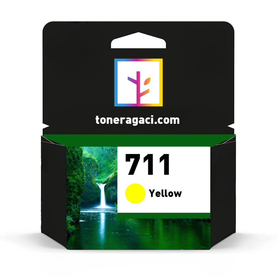 Hp 711-CZ132A Sarı Muadil Kartuş