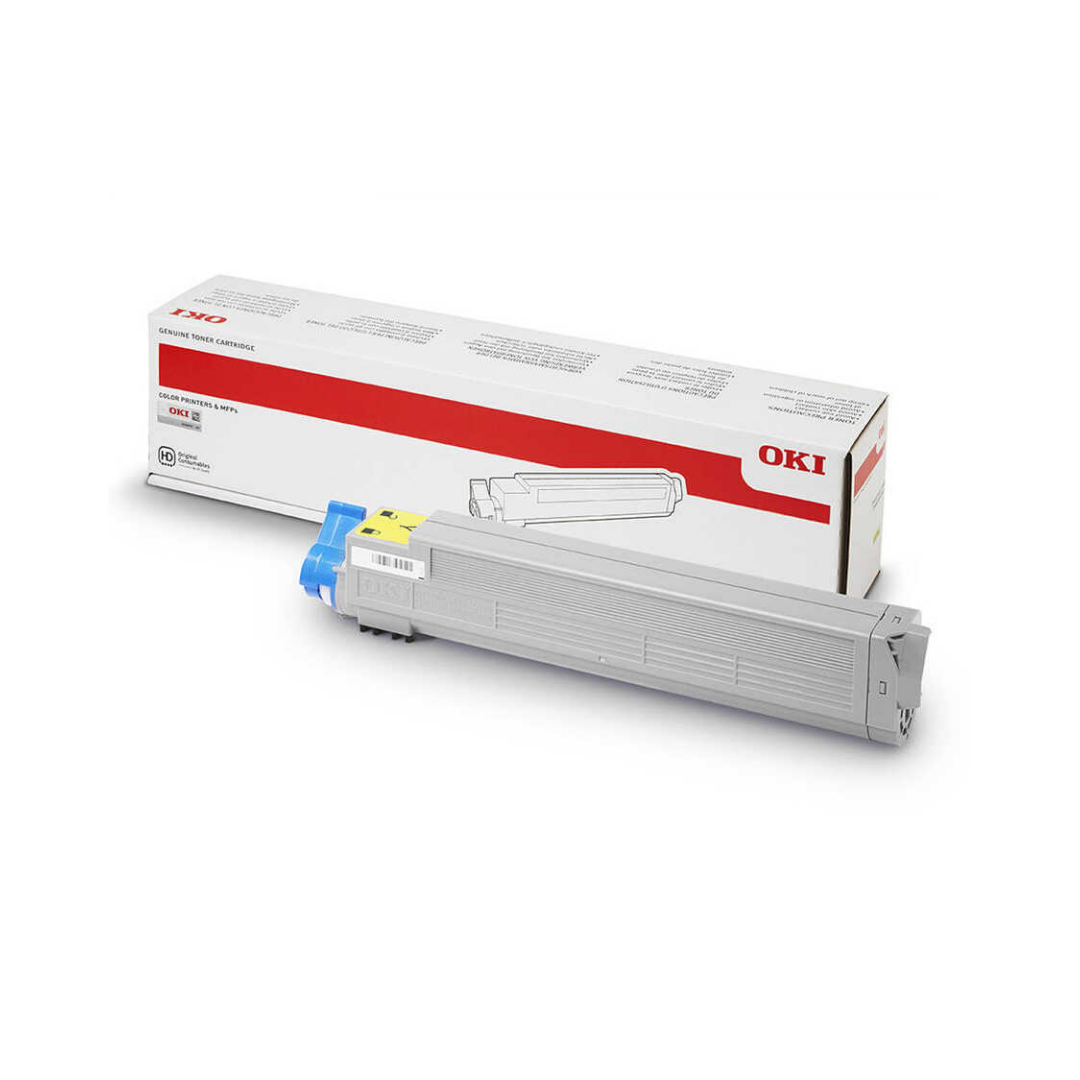 Oki C9655 Sarı Orjinal Toner