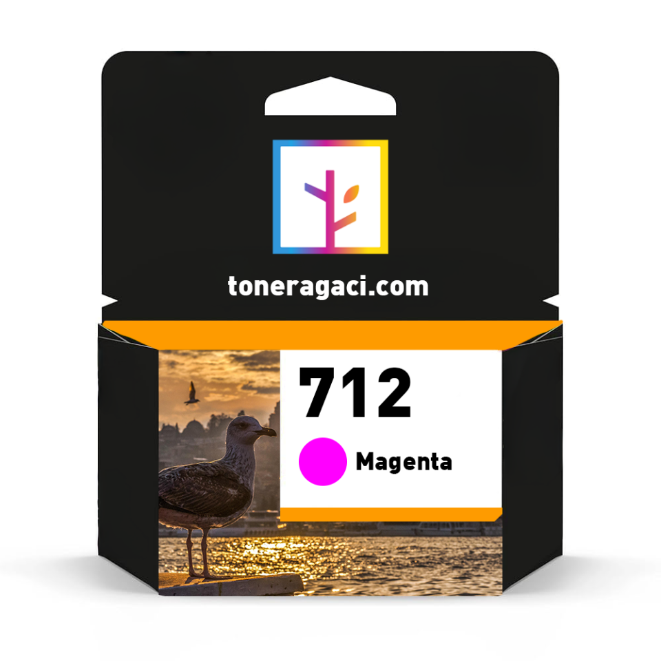 Hp 712-3ED68A Kırmızı Muadil Kartuş