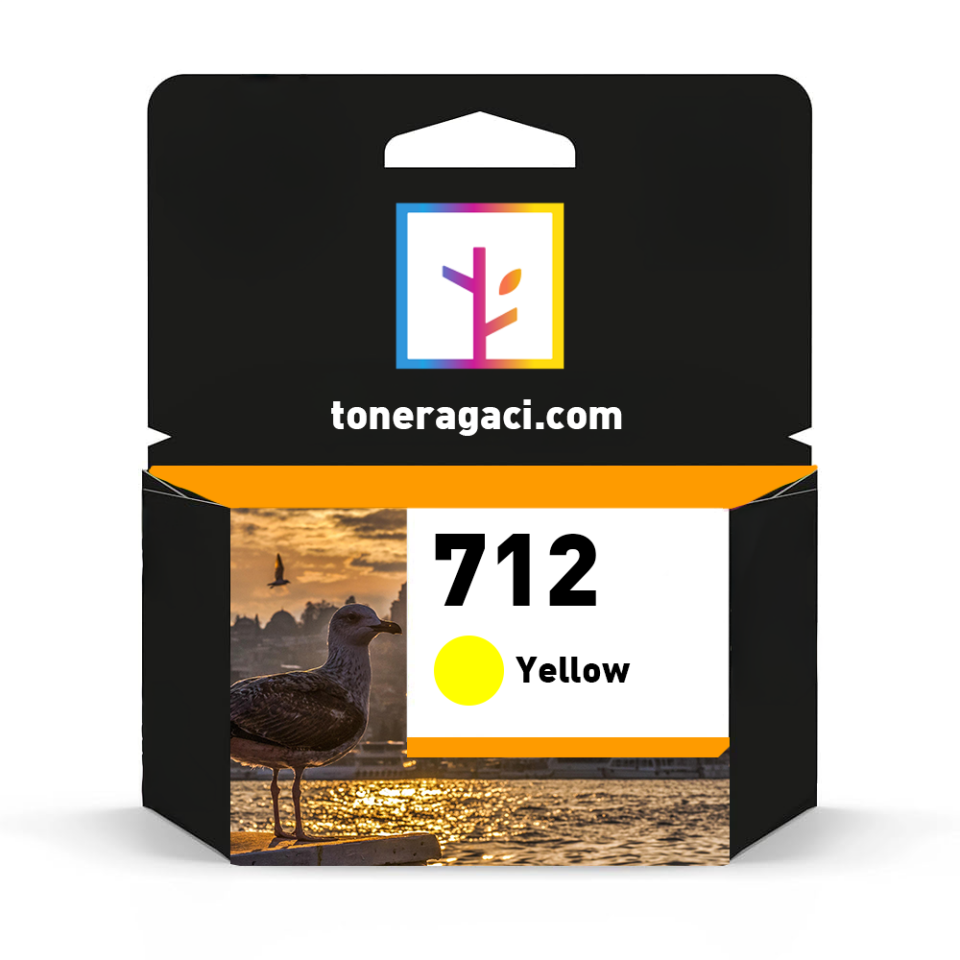 Hp 712-3ED69A Sarı Muadil Kartuş