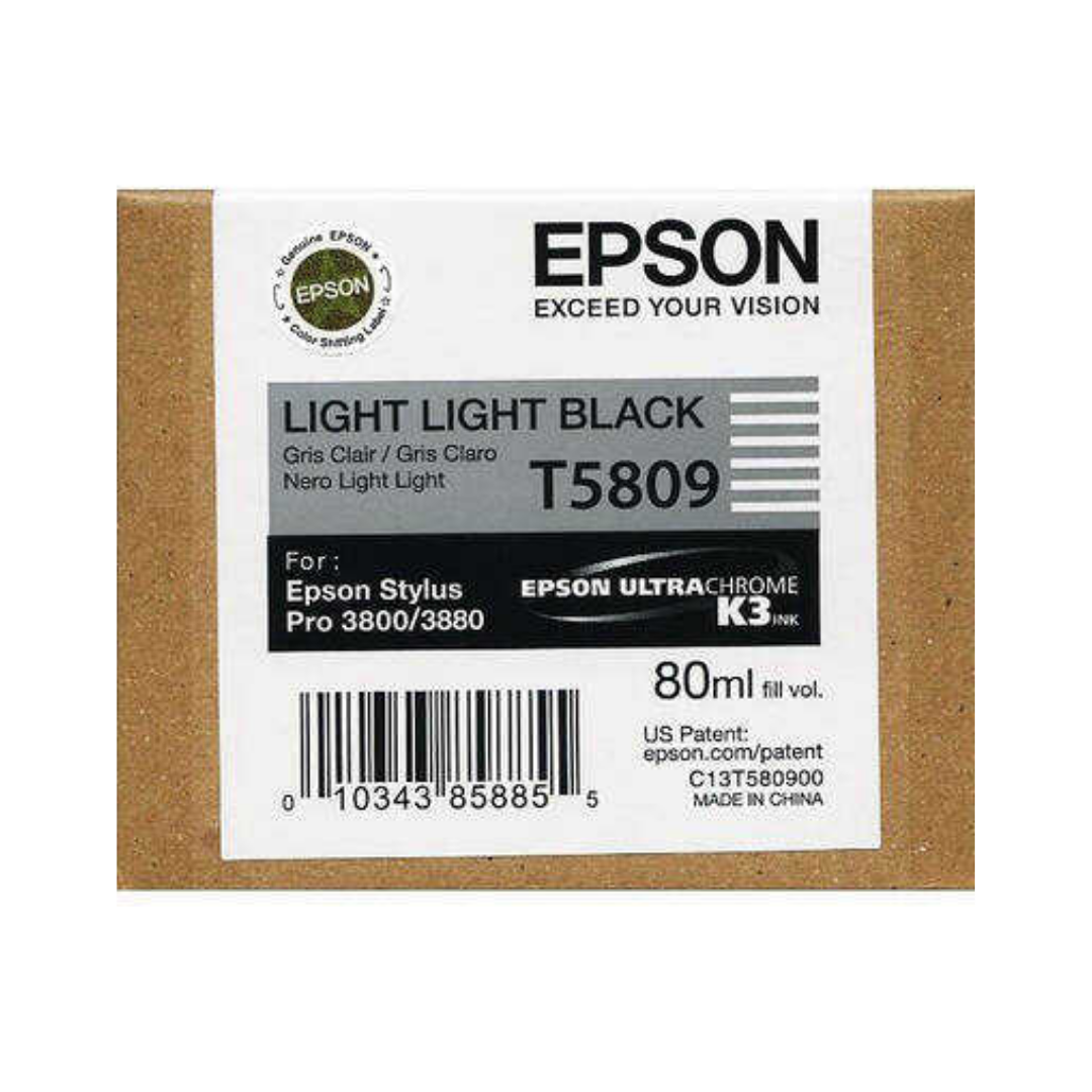 Epson T5809-C13T580900 Açık Açık Siyah Orjinal Kartuş