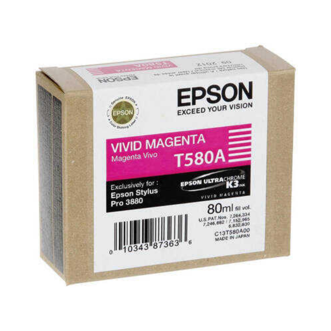 Epson T580A-C13T580A00 Kırmızı Orjinal Kartuş