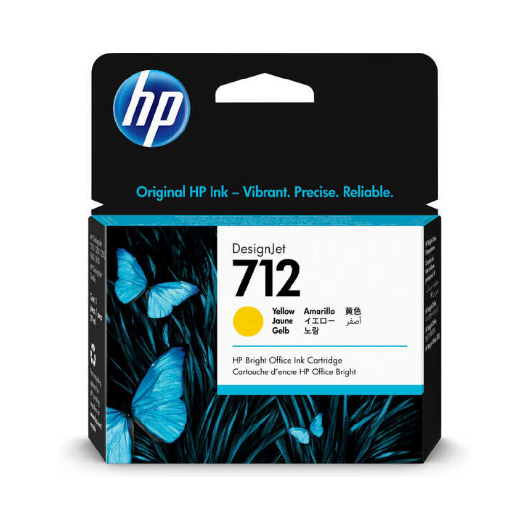 Hp 712-3ED69A Sarı Orjinal Kartuş