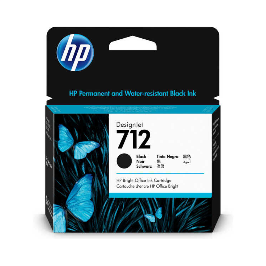 Hp 712-3ED71A Siyah Orjinal Kartuş Yüksek Kapasiteli