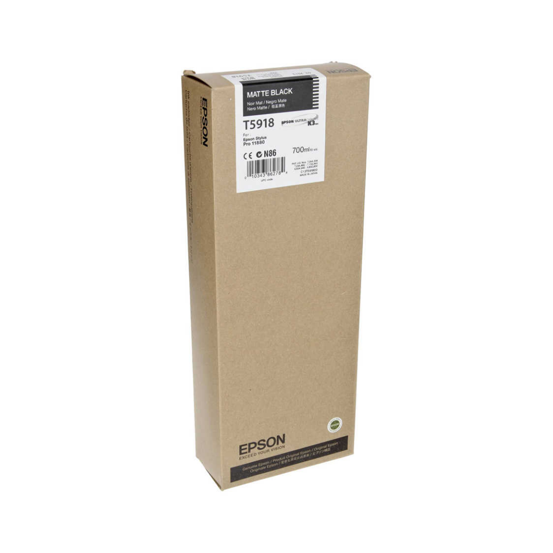 Epson T5918-C13T591800 Mat Siyah Orjinal Kartuş