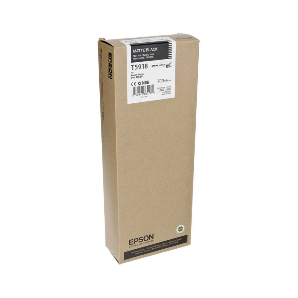 Epson T5918-C13T591800 Mat Siyah Orjinal Kartuş
