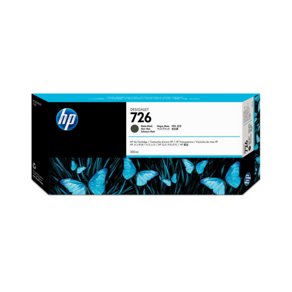 HP 726-CH575A Mat Siyah Orjinal Kartuş