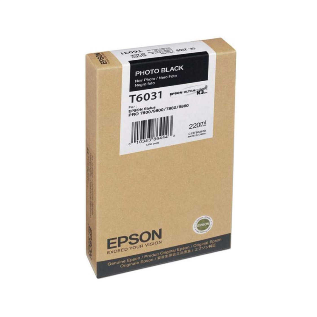 Epson T6031-C13T603100 Foto Siyah Orjinal Kartuş