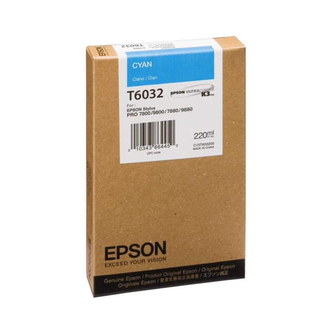 Epson T6032-C13T603200 Mavi Orjinal Kartuş
