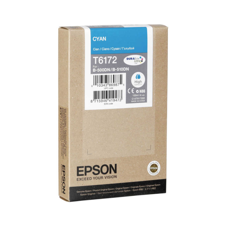 Epson T6172-C13T617200 Mavi Orjinal Kartuş Yüksek Kapasiteli