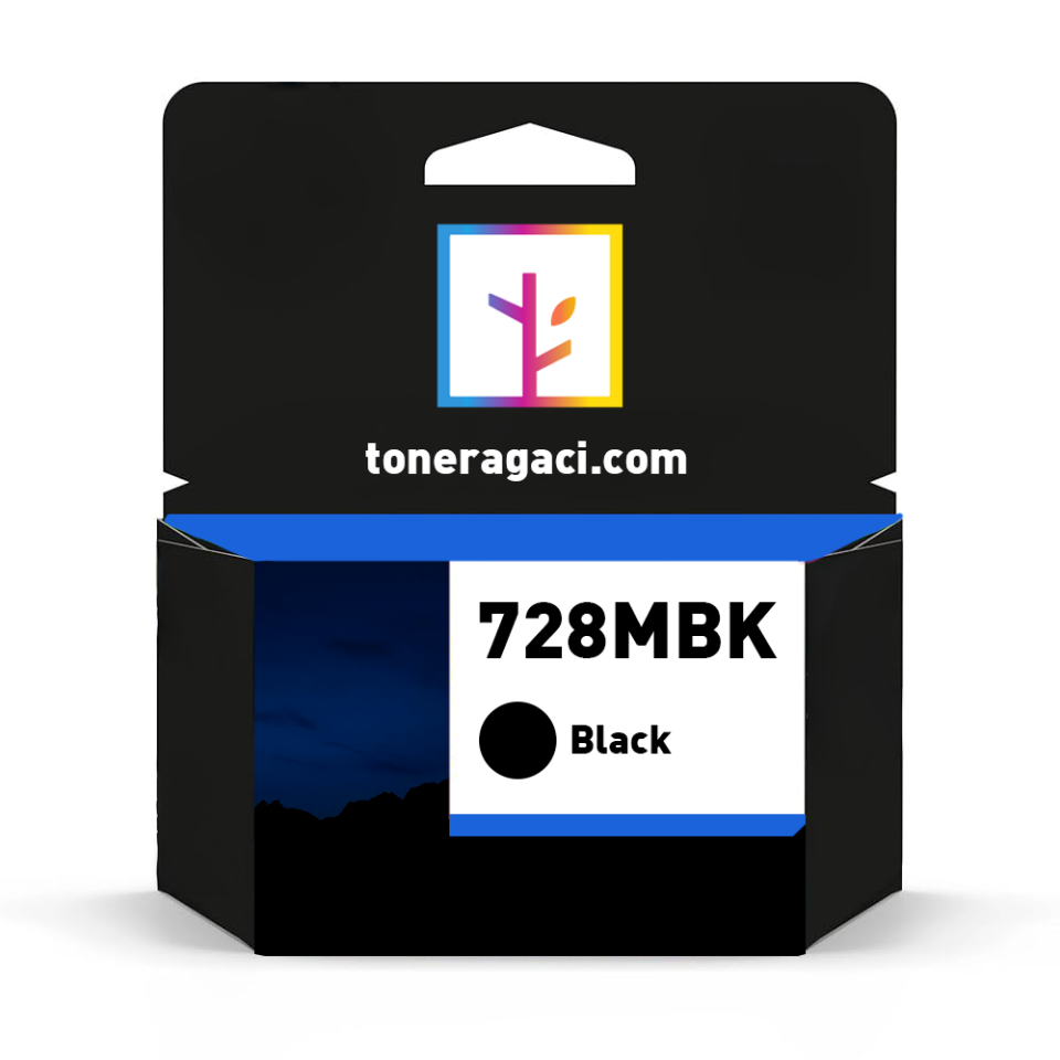 Hp 728MBK-F9J68A Siyah Muadil Kartuş