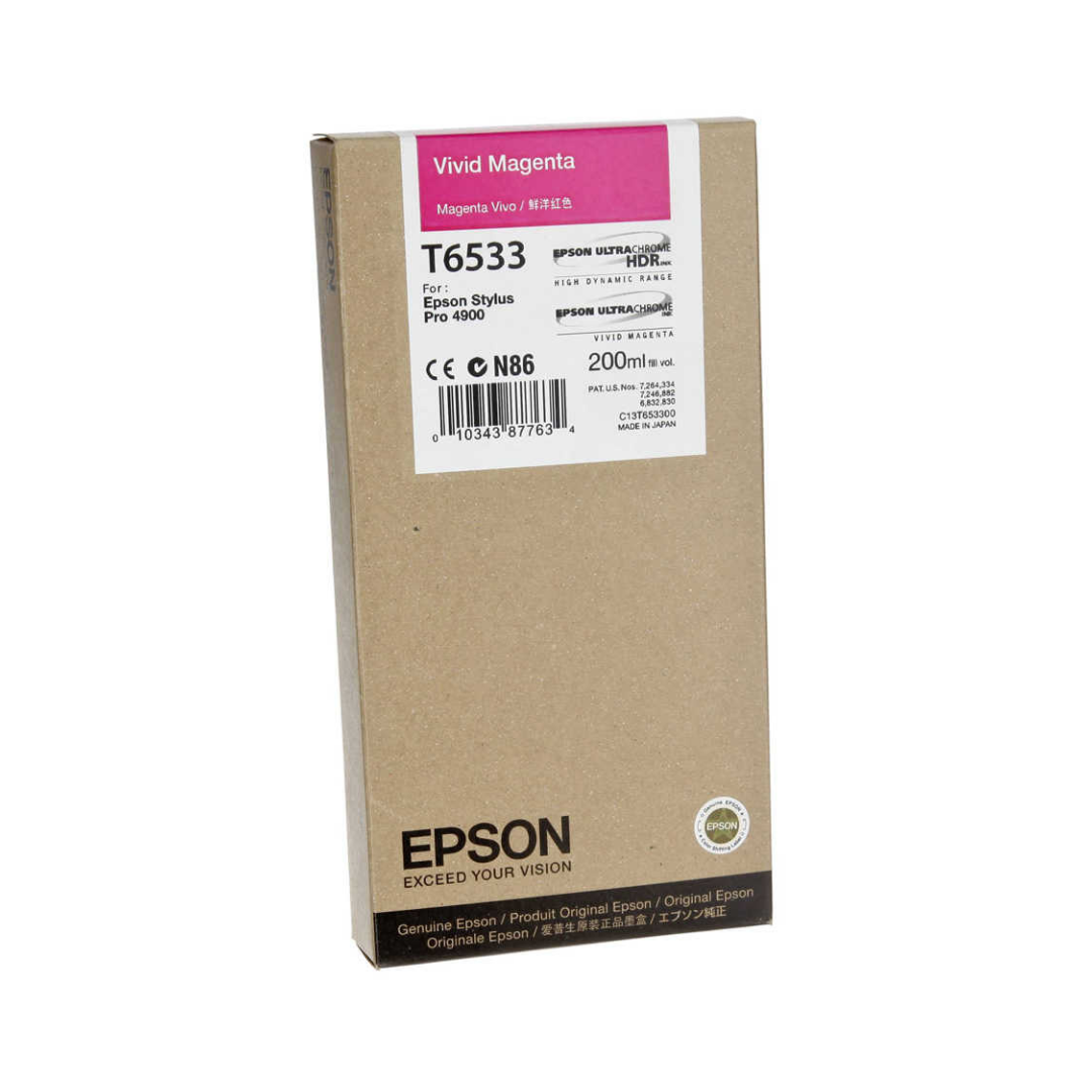Epson T6533-C13T653300 Kırmızı Orjinal Kartuş