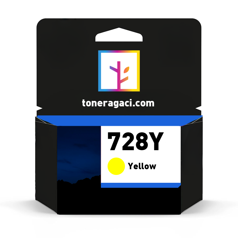Hp 728Y-F9K15A Sarı Muadil Kartuş