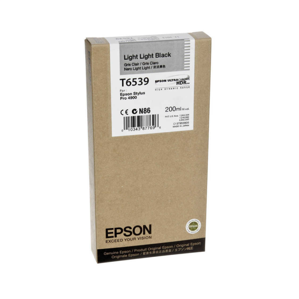 Epson T6539-C13T653900 Açık Açık Siyah Orjinal Kartuş