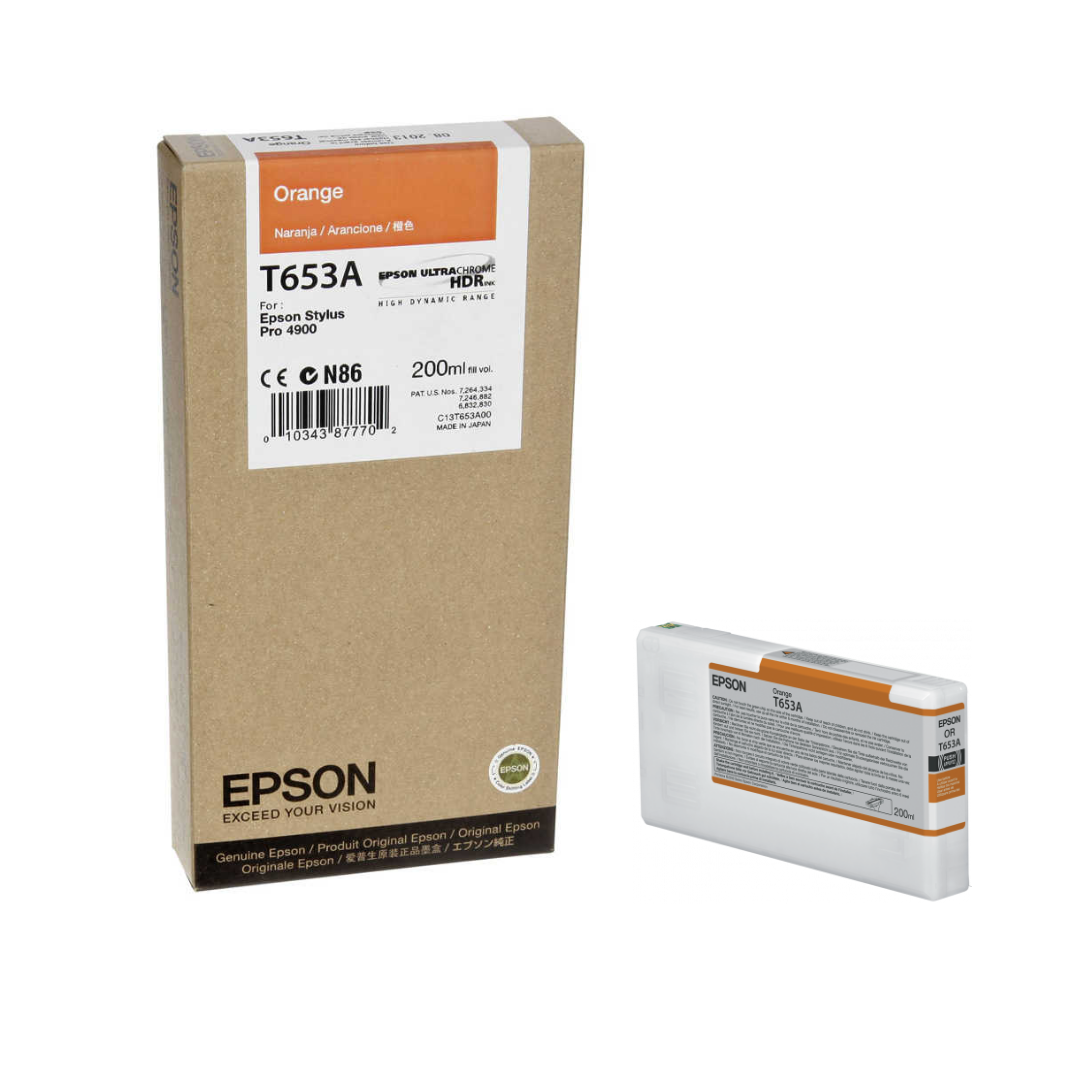 Epson T653A-C13T653A00 Turuncu Orjinal Kartuş