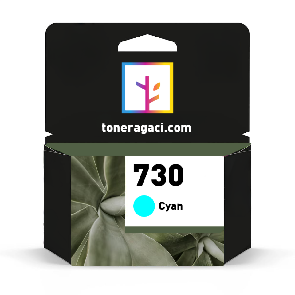 Hp 730-P2V62A Mavi Muadil Kartuş