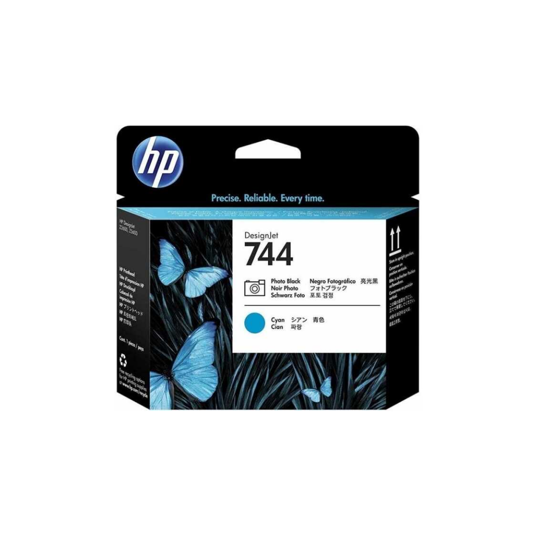 Hp 744-F9J86A Foto Siyah-Mavi Orjinal Baskı Kafası
