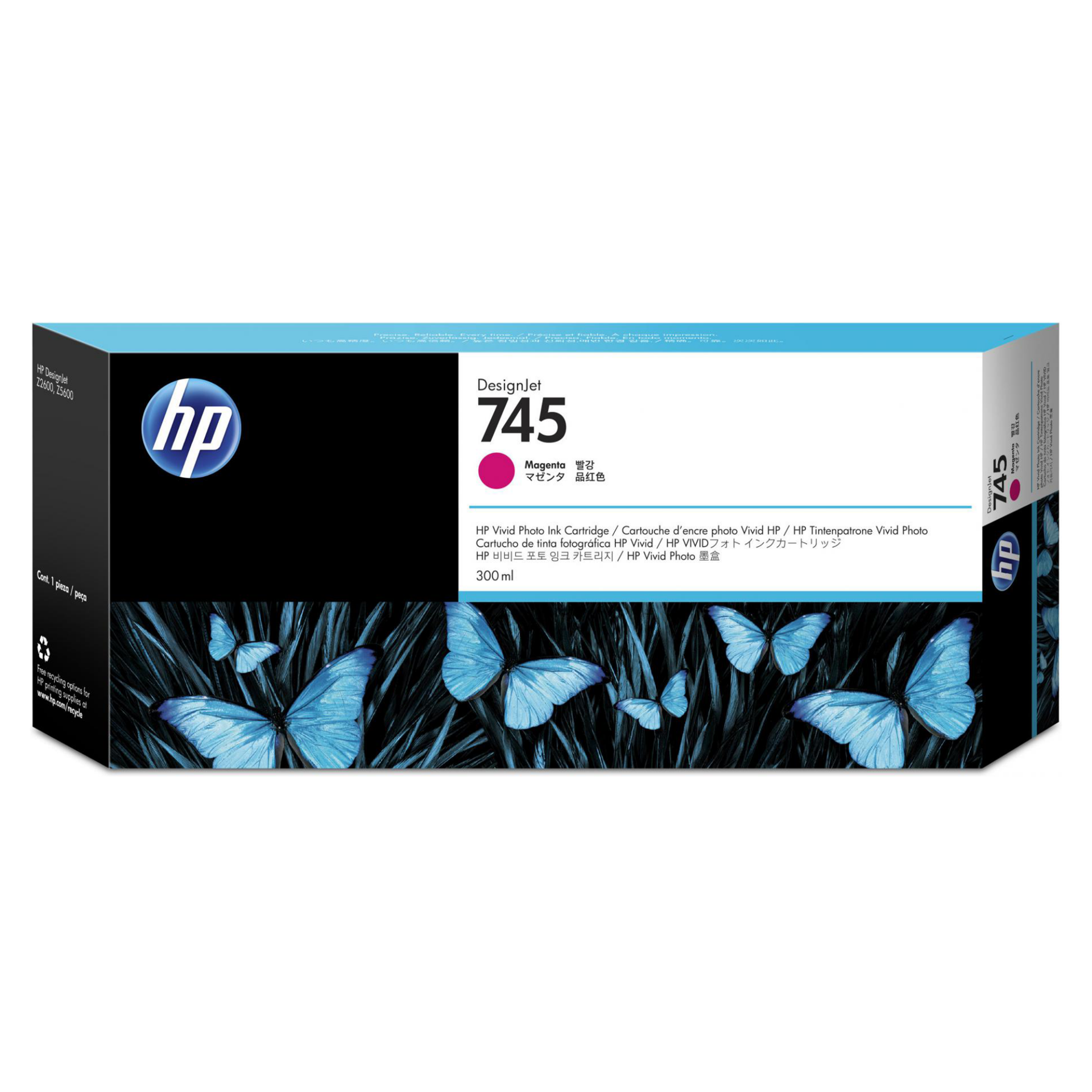 Hp 745-F9K01A Kırmızı Orjinal Kartuş Yüksek Kapasiteli