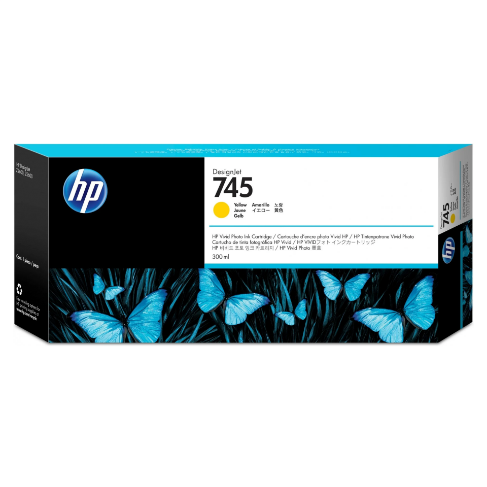 Hp 745-F9K02A Sarı Orjinal Kartuş Yüksek Kapasiteli