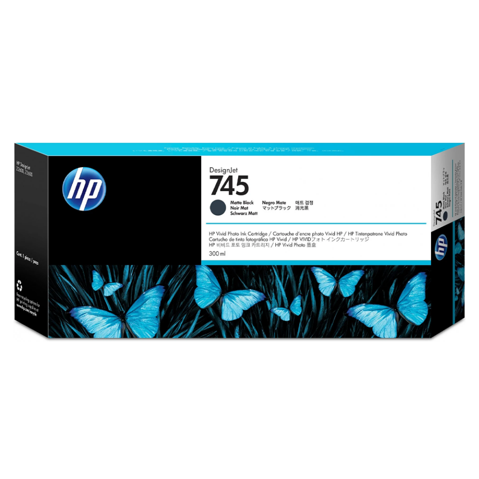 Hp 745-F9K05A Mat Siyah Orjinal Kartuş Yüksek Kapasiteli